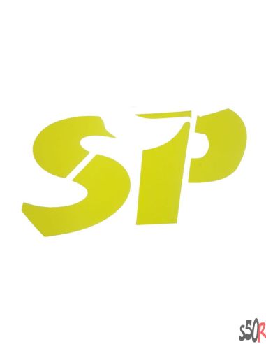 AUTOCOLLANT "SP" zip sp moutarde