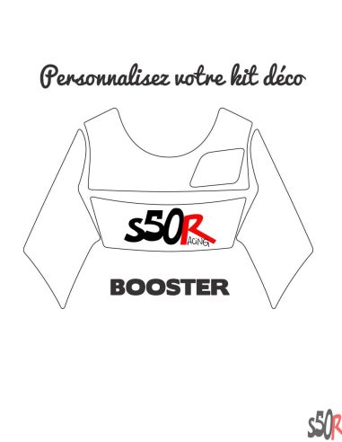 Kit déco MBK Booster personnalisable - Scoot 50 Racing
