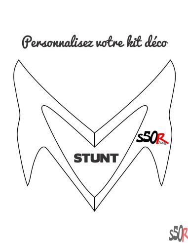 Kit déco MBK Stunt 100% personnalisable - Scoot 50 Racing