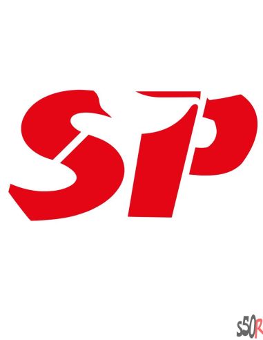 AUTOCOLLANT "SP" zip sp rouge