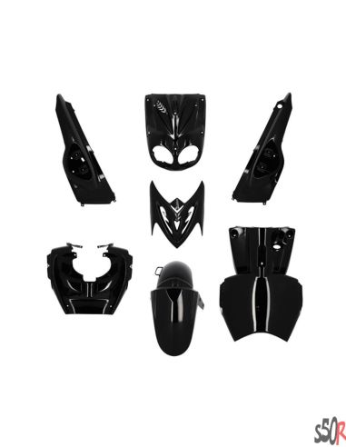 Kit carénage MBK Stunt Yamaha slider - noir brillant personnalise a la commande