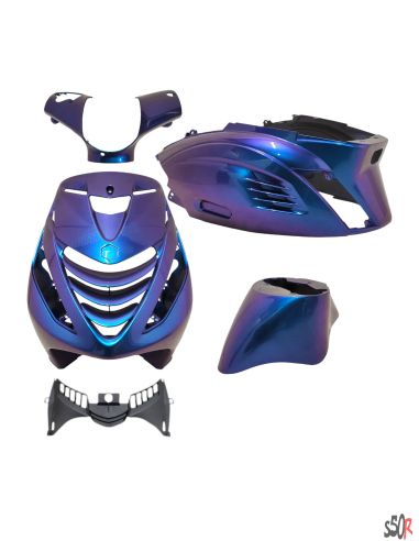 Kit carénage Piaggio Zip - Sp evo - bleu porsche